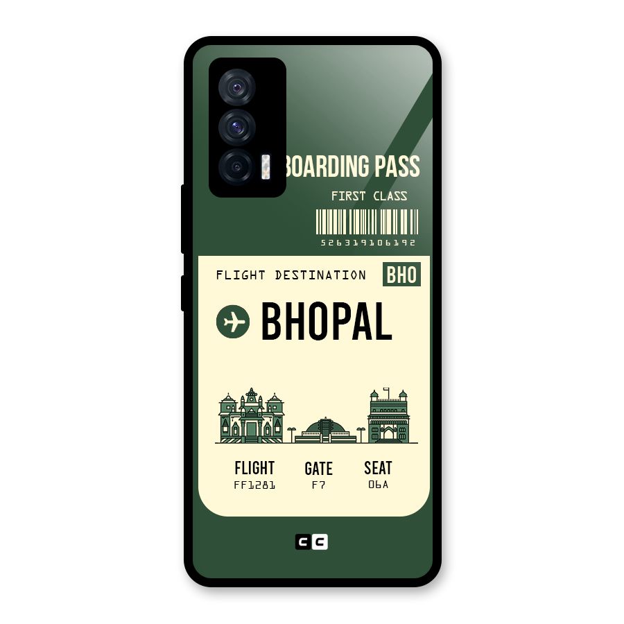 Bhopal Boarding Pass Glass Back Case for Vivo iQOO 7 5G