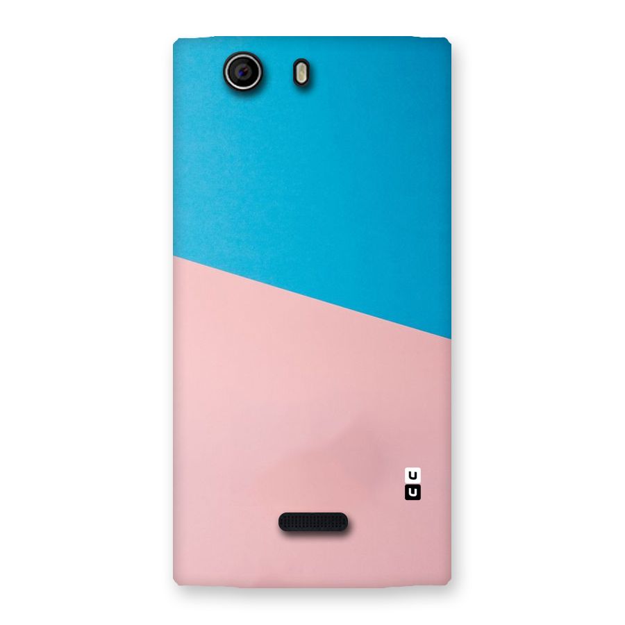Bicolor Design Back Case for Canvas Nitro 2 E311