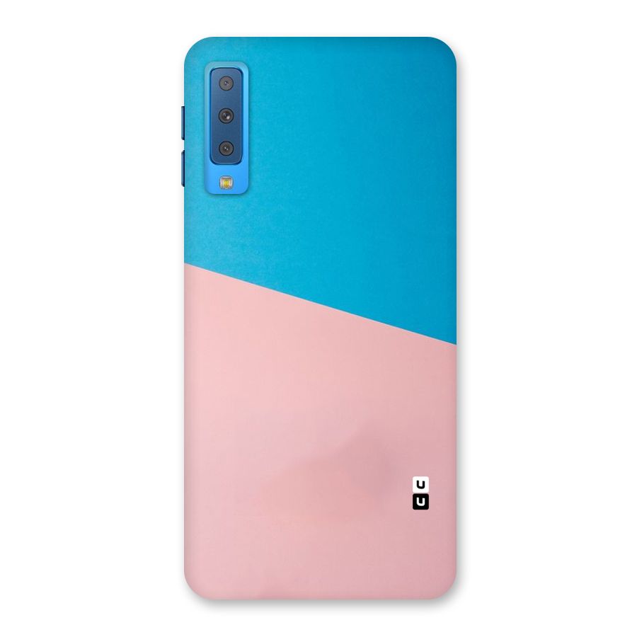 Bicolor Design Back Case for Galaxy A7 (2018)