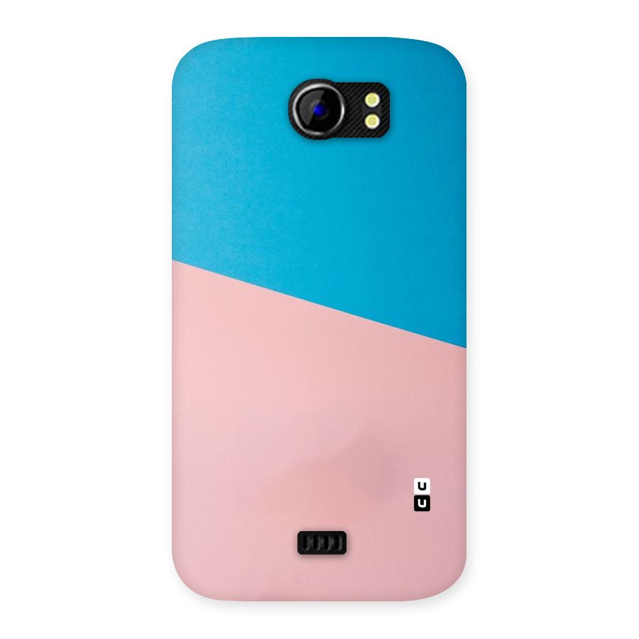 Bicolor Design Back Case for Micromax Canvas 2 A110