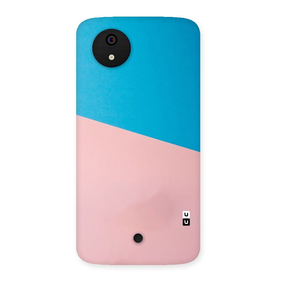 Bicolor Design Back Case for Micromax Canvas A1