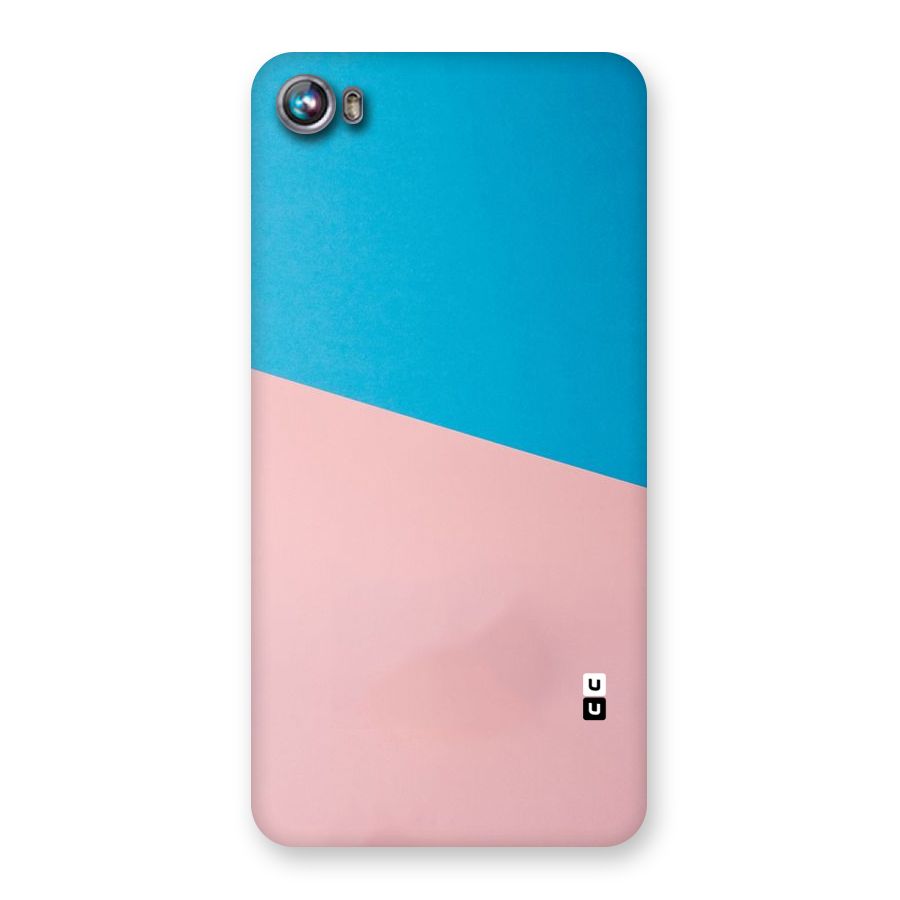 Bicolor Design Back Case for Micromax Canvas Fire 4 A107