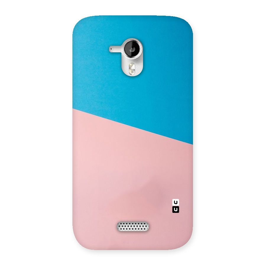 Bicolor Design Back Case for Micromax Canvas HD A116