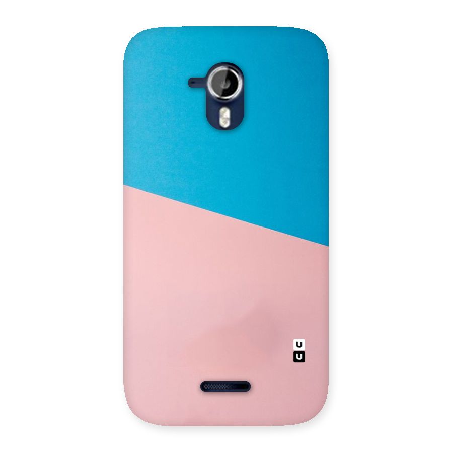 Bicolor Design Back Case for Micromax Canvas Magnus A117