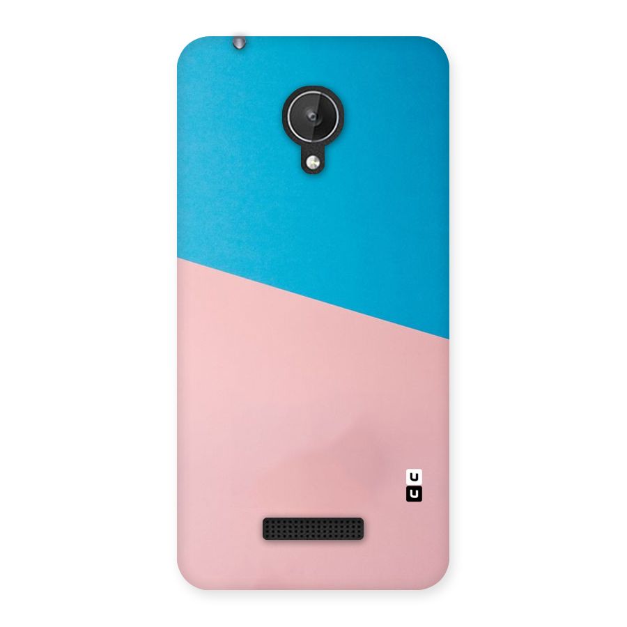 Bicolor Design Back Case for Micromax Canvas Spark Q380