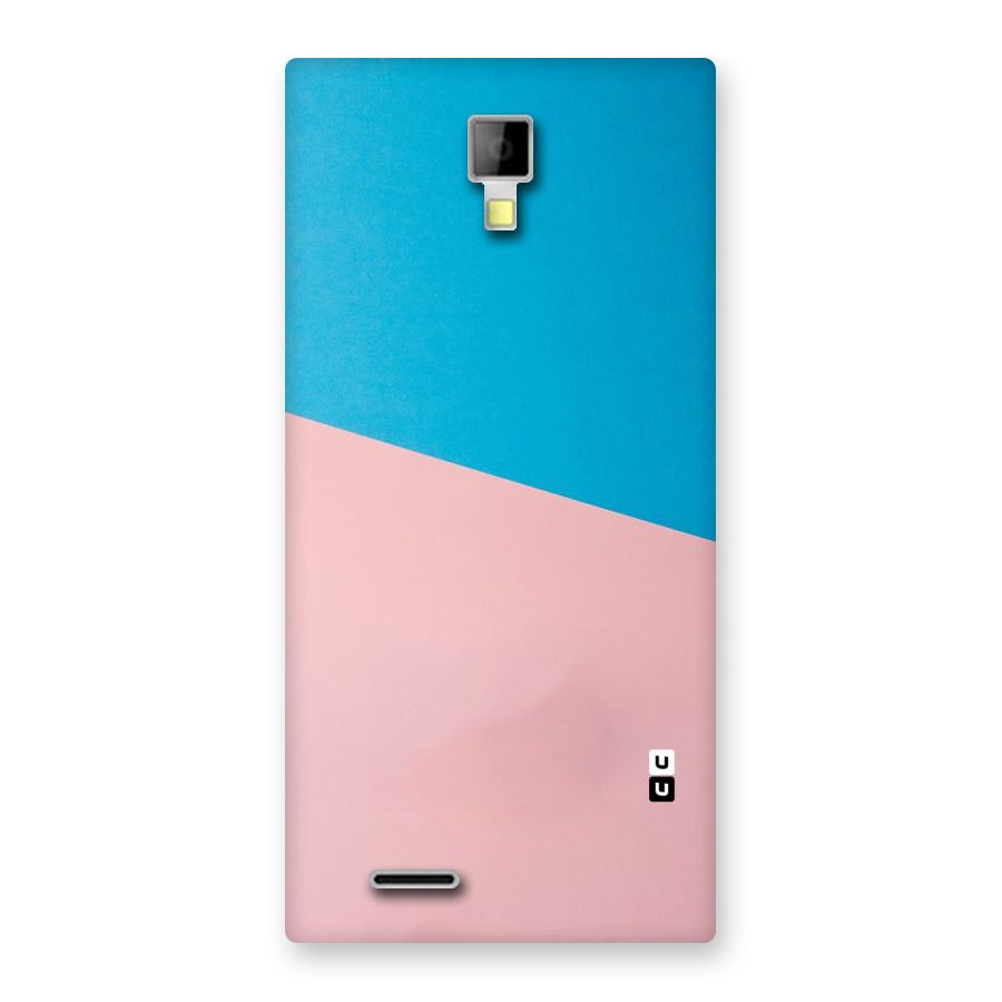 Bicolor Design Back Case for Micromax Canvas Xpress A99