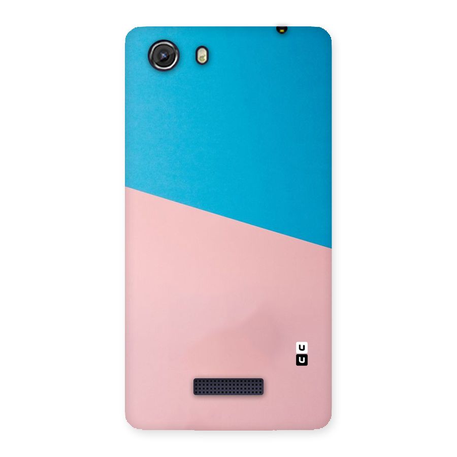 Bicolor Design Back Case for Micromax Unite 3