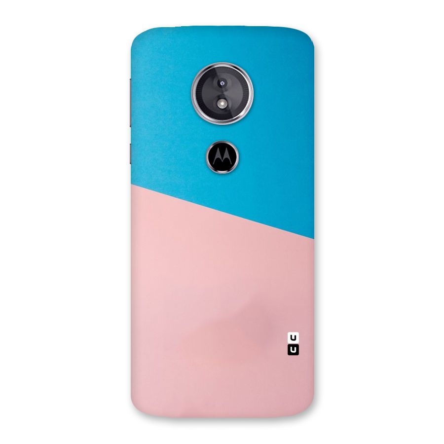 Bicolor Design Back Case for Moto E5