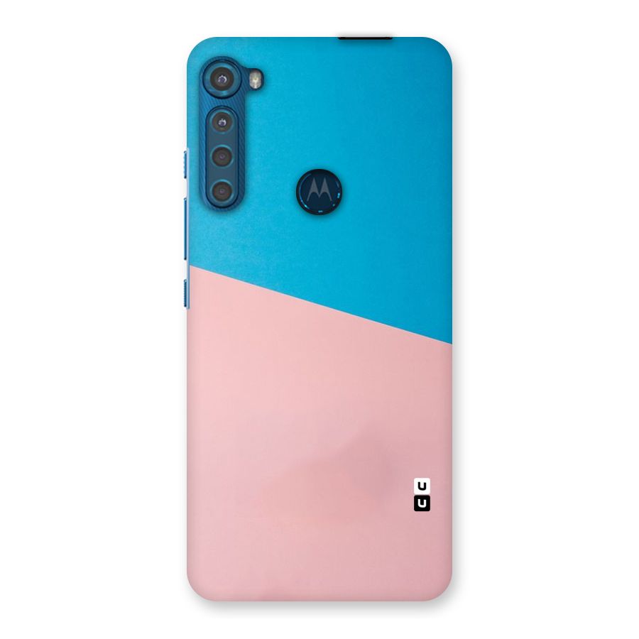 Bicolor Design Back Case for Motorola One Fusion Plus