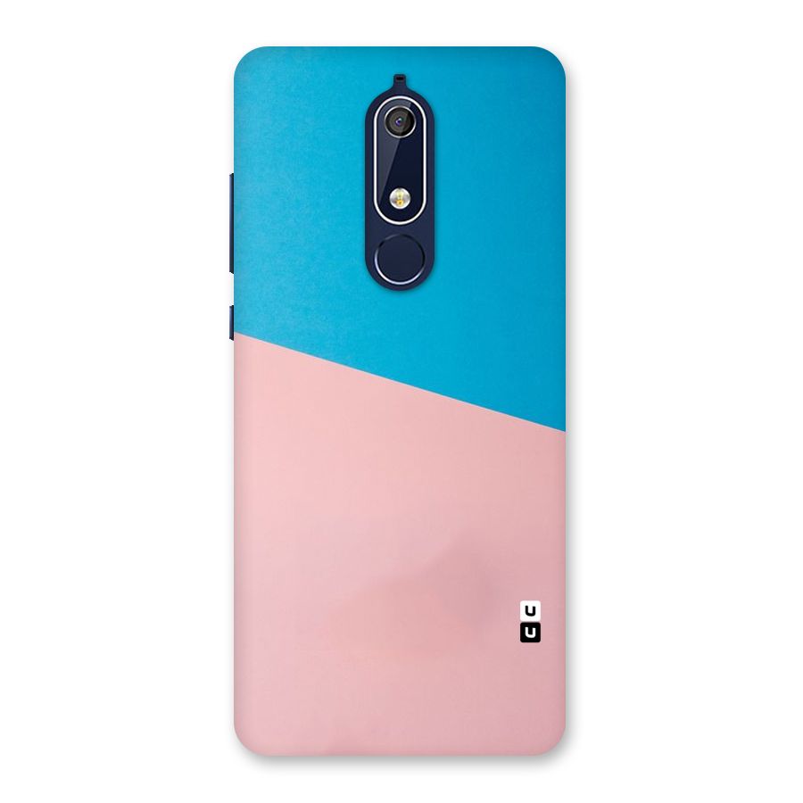 Bicolor Design Back Case for Nokia 5.1