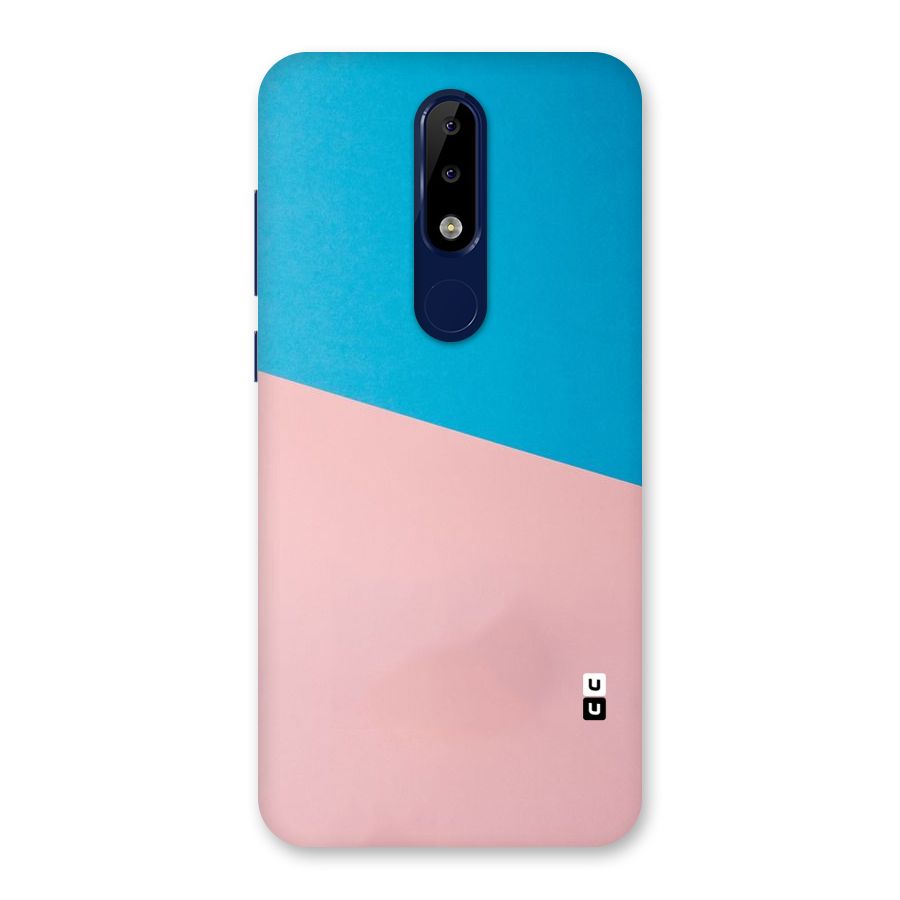 Bicolor Design Back Case for Nokia 5.1 Plus