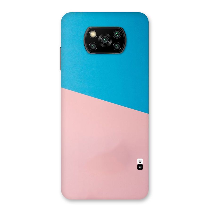 Bicolor Design Back Case for Poco X3