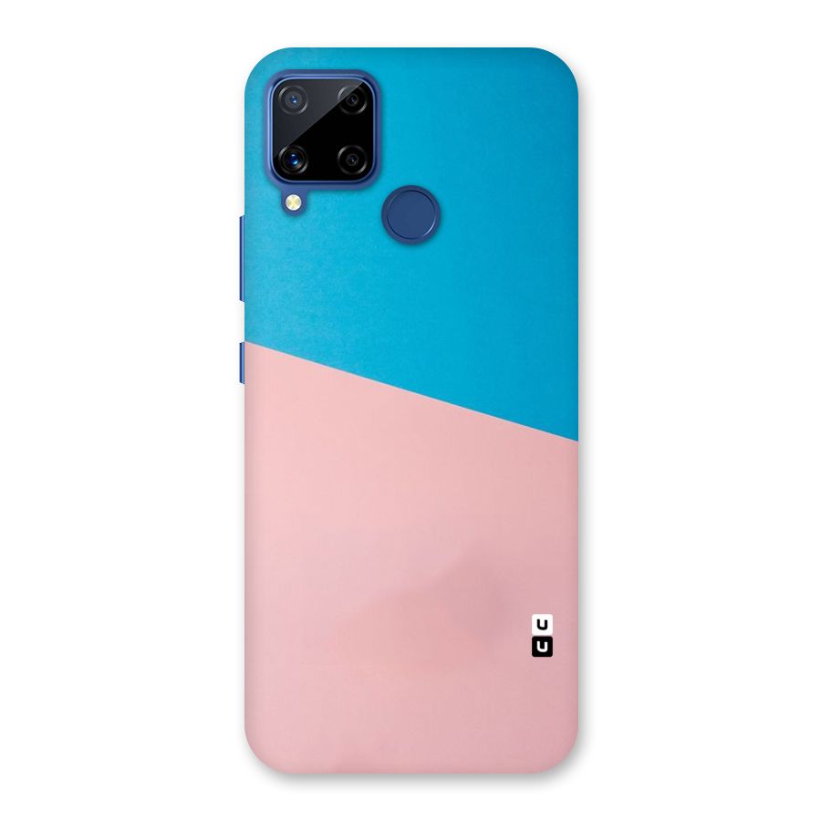 Bicolor Design Back Case for Realme C15