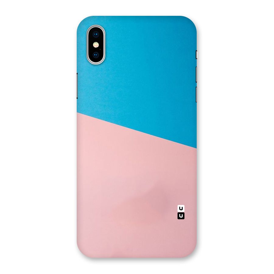 Bicolor Design Back Case for iPhone X
