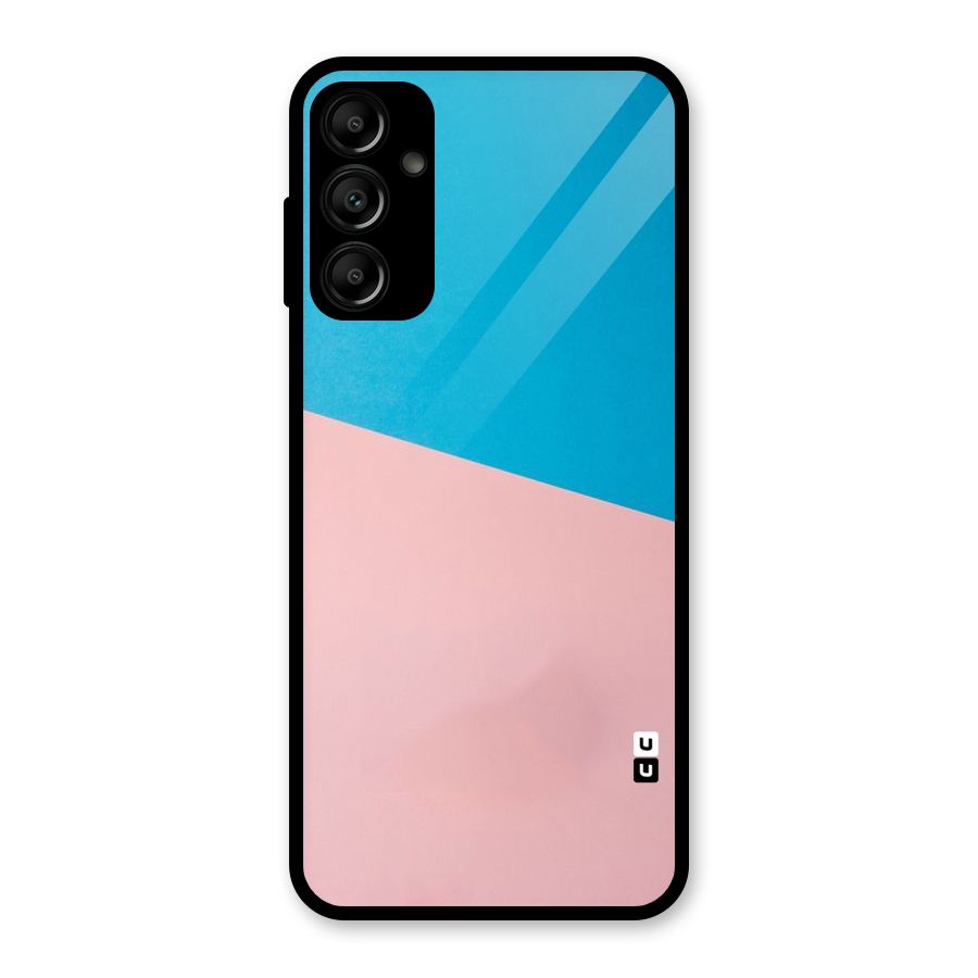 Bicolor Design Glass Back Case for Galaxy A14 5G