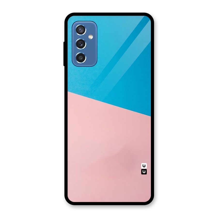 Bicolor Design Glass Back Case for Galaxy M52 5G
