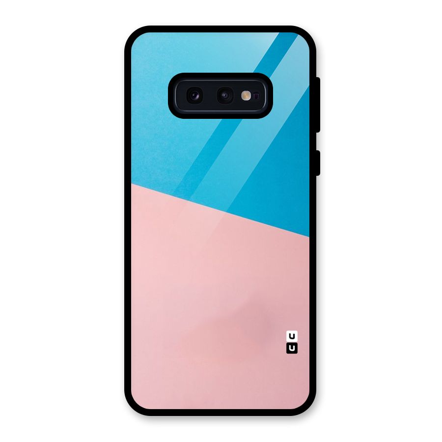 Bicolor Design Glass Back Case for Galaxy S10e