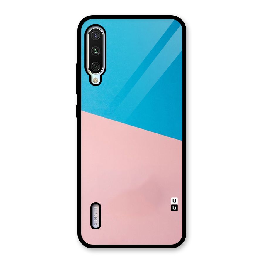 Bicolor Design Glass Back Case for Mi A3