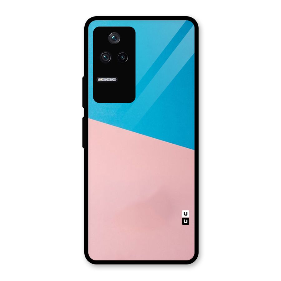 Bicolor Design Glass Back Case for Poco F4 5G