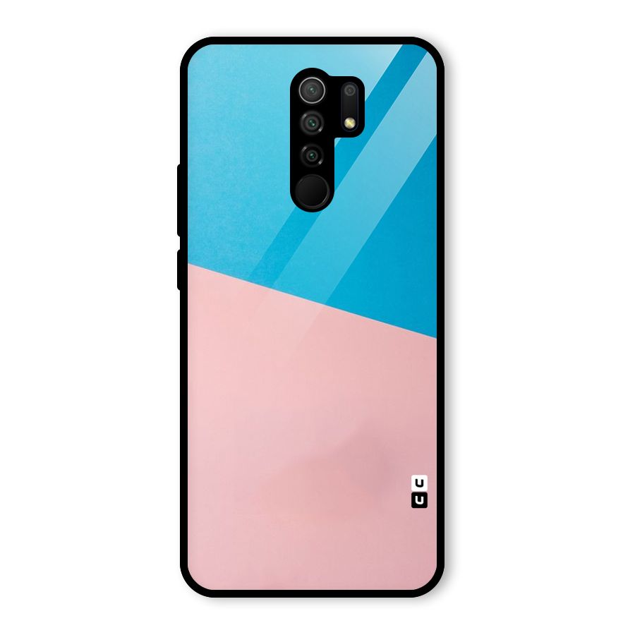 Bicolor Design Glass Back Case for Poco M2