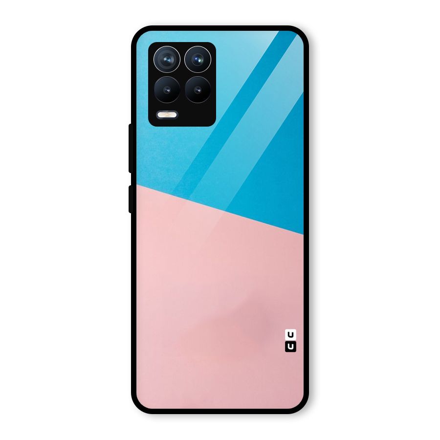 Bicolor Design Glass Back Case for Realme 8