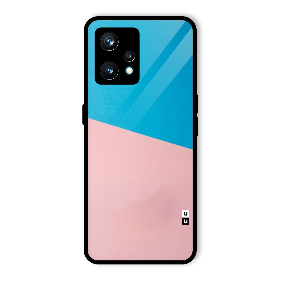 Bicolor Design Glass Back Case for Realme 9 Pro Plus 5G