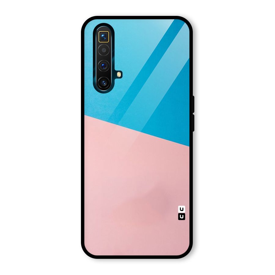 Bicolor Design Glass Back Case for Realme X3 SuperZoom