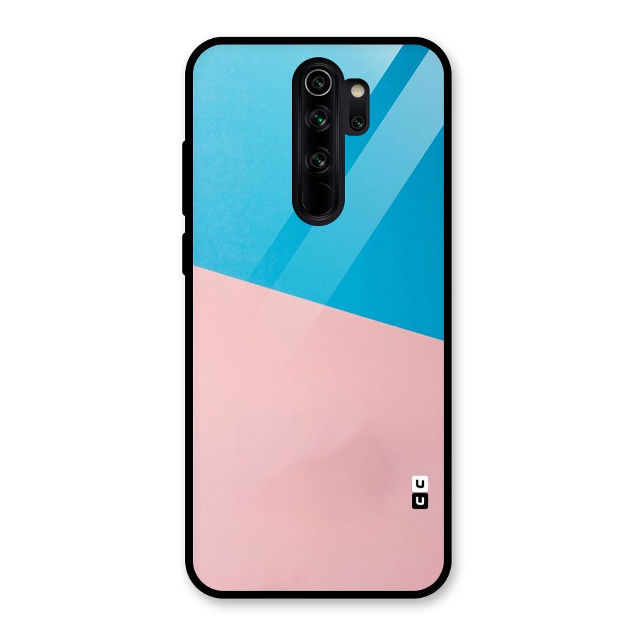 Bicolor Design Glass Back Case for Redmi Note 8 Pro