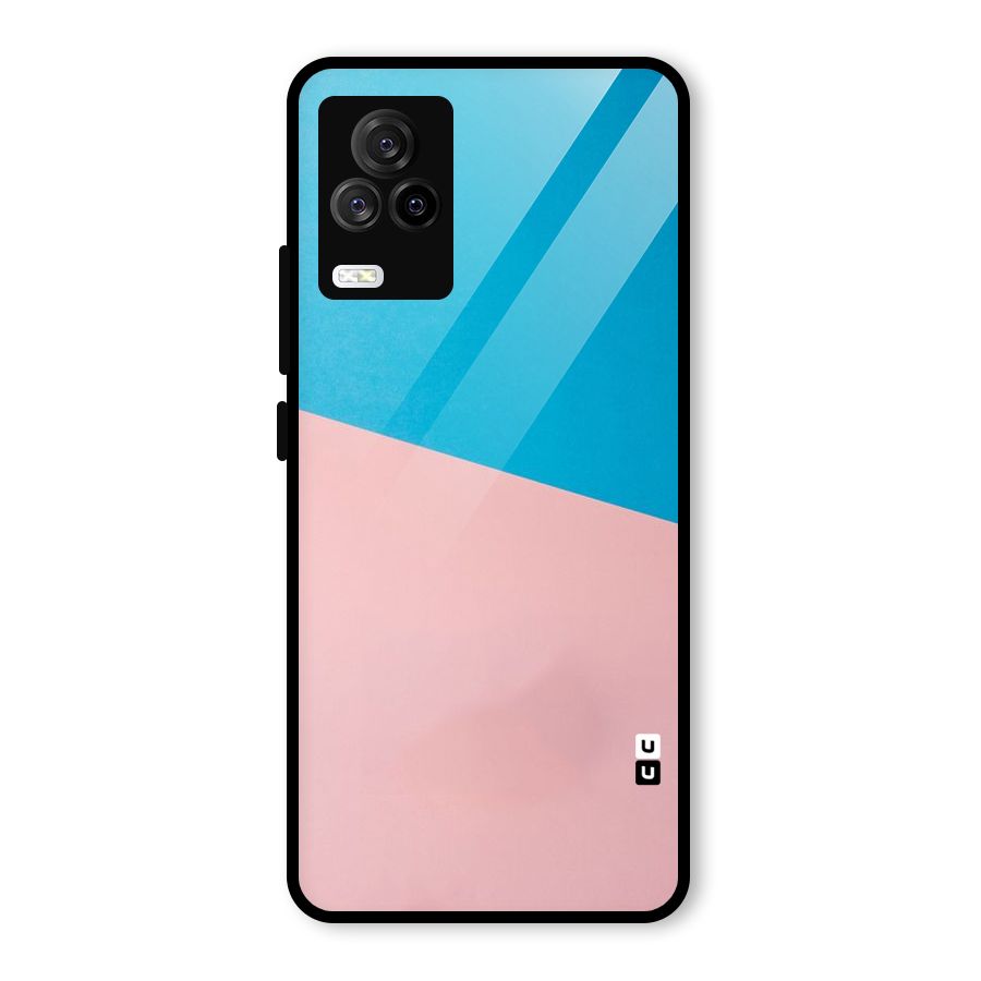 Bicolor Design Glass Back Case for Vivo iQOO 7 Legend 5G