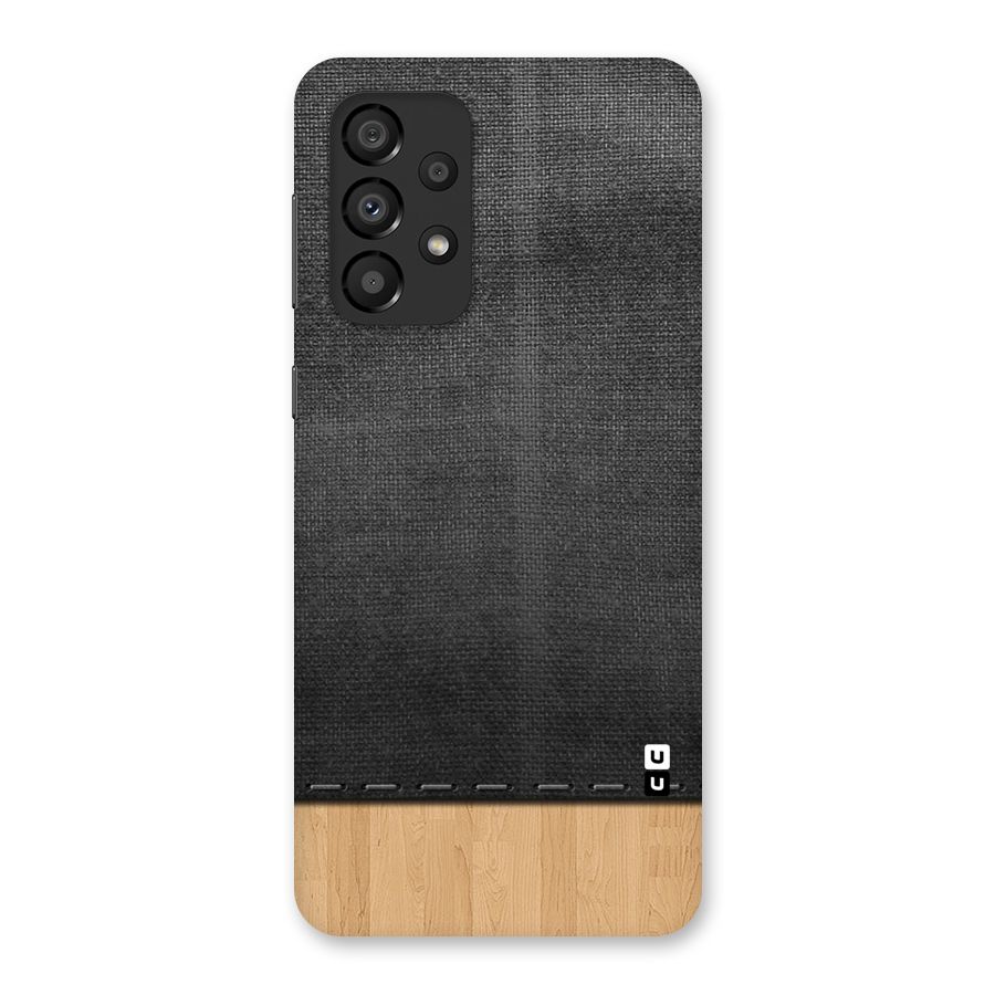 Bicolor Wood Texture Back Case for Galaxy A33 5G