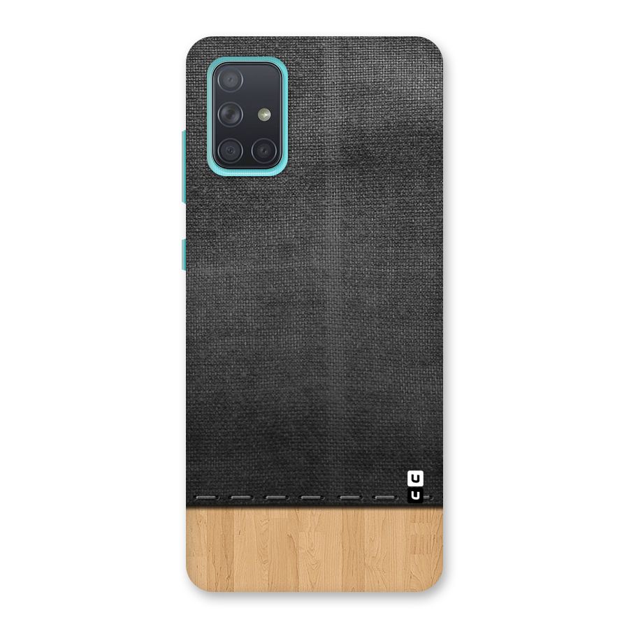 Bicolor Wood Texture Back Case for Galaxy A71