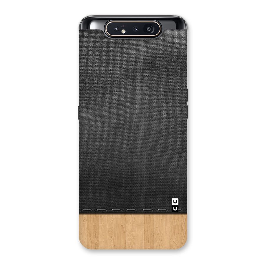 Bicolor Wood Texture Back Case for Galaxy A80