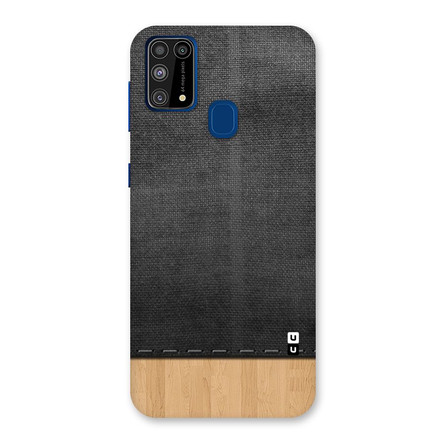 Bicolor Wood Texture Back Case for Galaxy F41