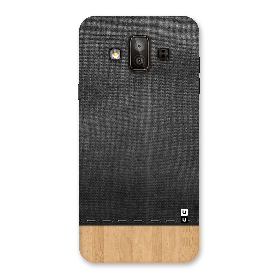 Bicolor Wood Texture Back Case for Galaxy J7 Duo