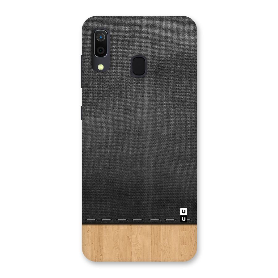 Bicolor Wood Texture Back Case for Galaxy M10s