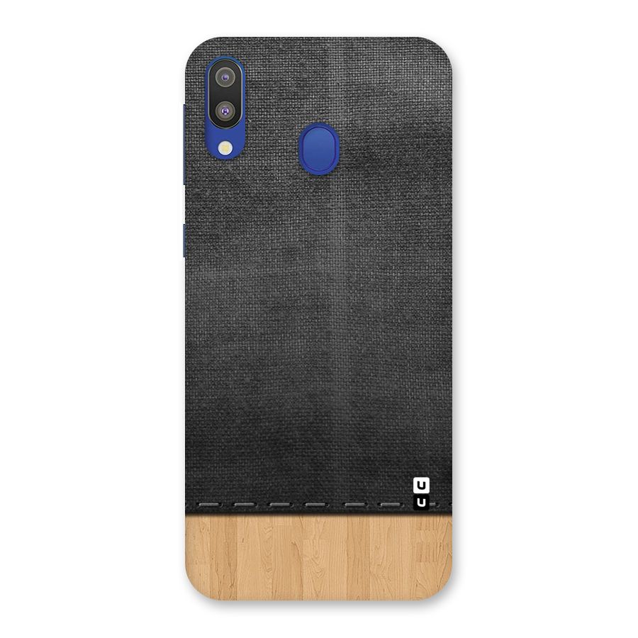 Bicolor Wood Texture Back Case for Galaxy M20
