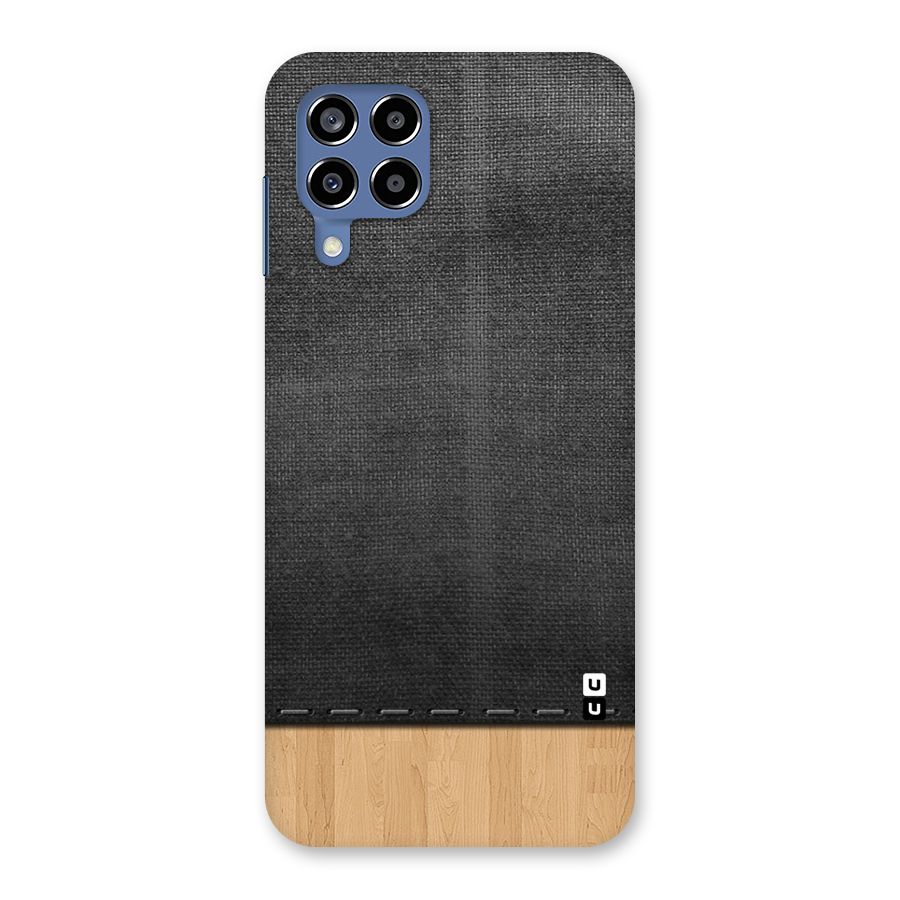 Bicolor Wood Texture Back Case for Galaxy M53 5G
