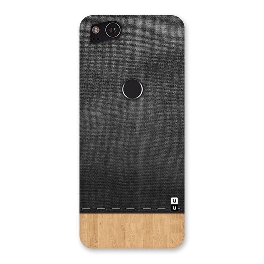 Bicolor Wood Texture Back Case for Google Pixel 2