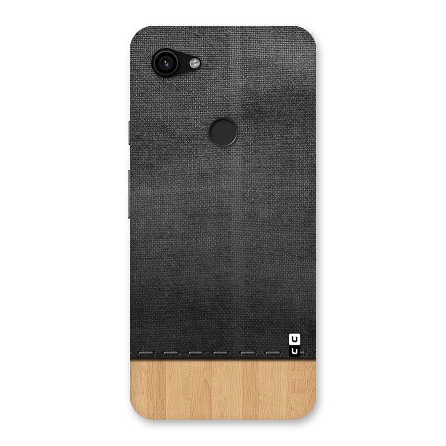 Bicolor Wood Texture Back Case for Google Pixel 3a XL