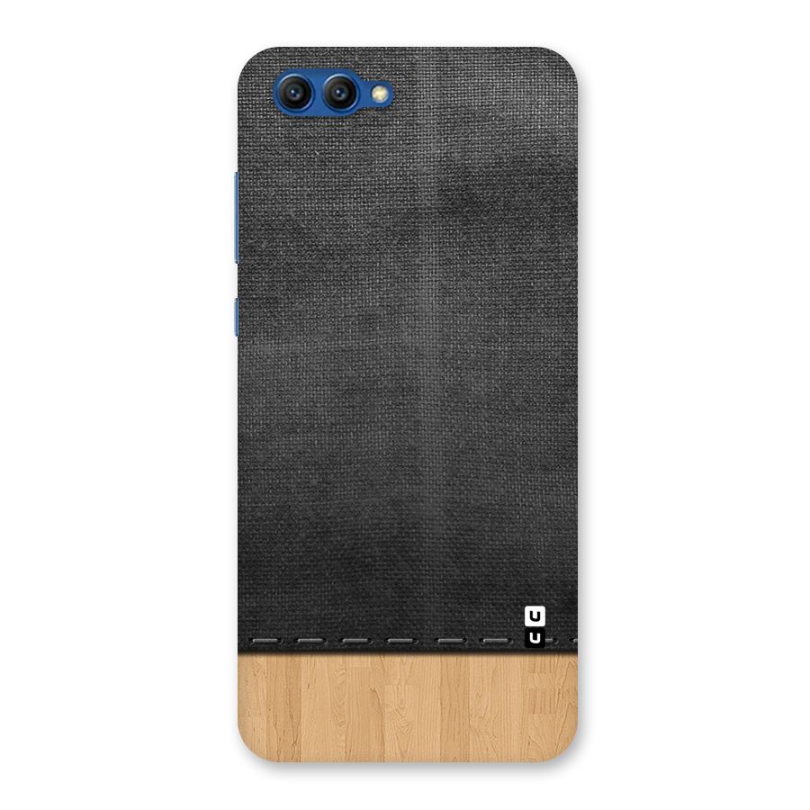 Bicolor Wood Texture Back Case for Honor View 10
