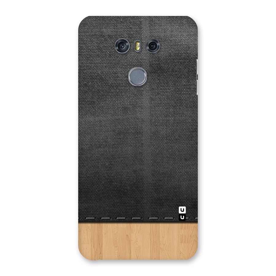 Bicolor Wood Texture Back Case for LG G6