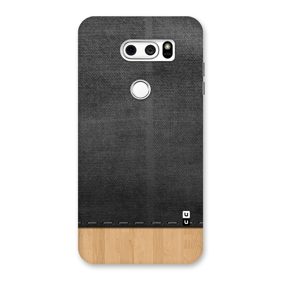 Bicolor Wood Texture Back Case for LG V30