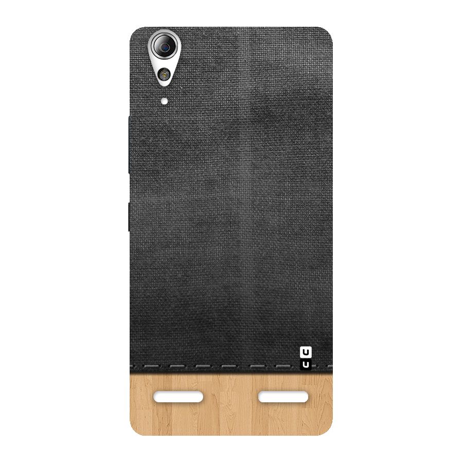 Bicolor Wood Texture Back Case for Lenovo A6000 Plus