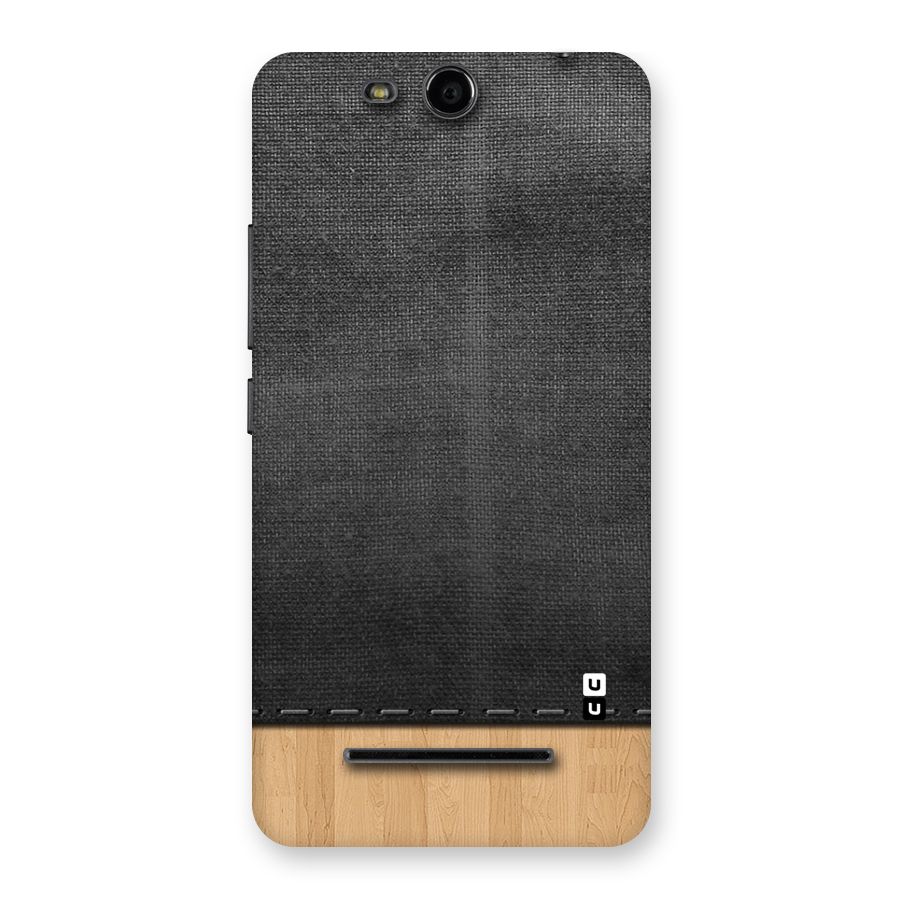 Bicolor Wood Texture Back Case for Micromax Canvas Juice 3 Q392