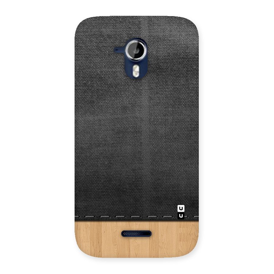 Bicolor Wood Texture Back Case for Micromax Canvas Magnus A117
