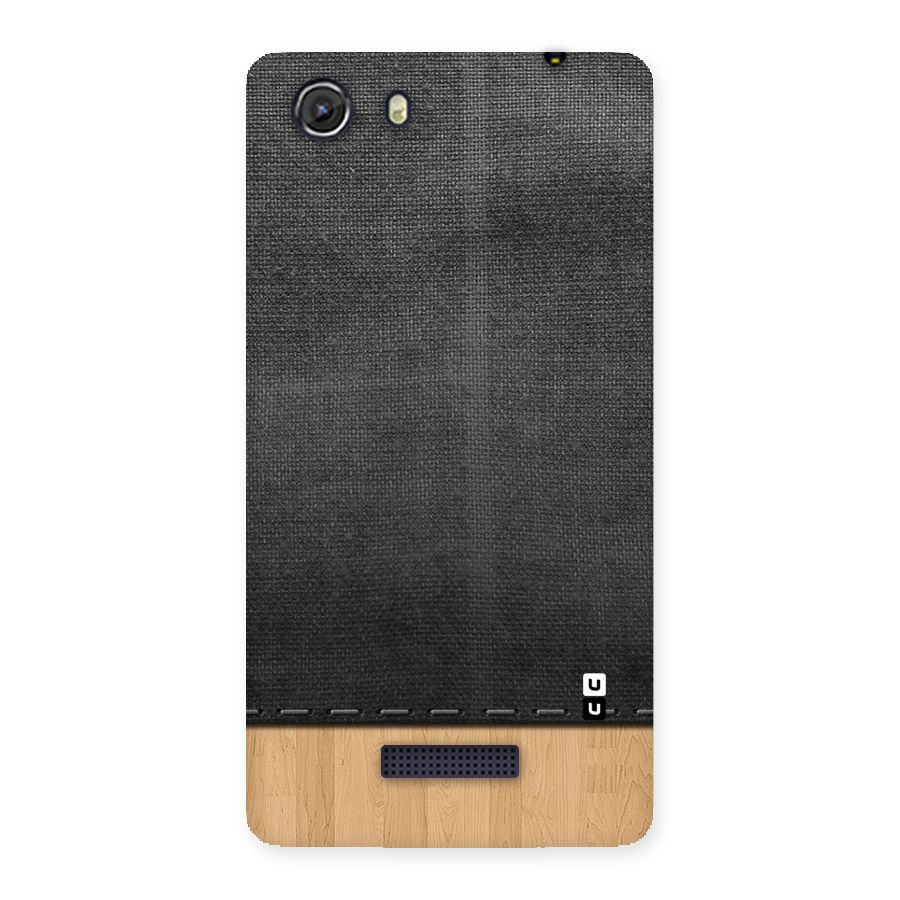Bicolor Wood Texture Back Case for Micromax Unite 3