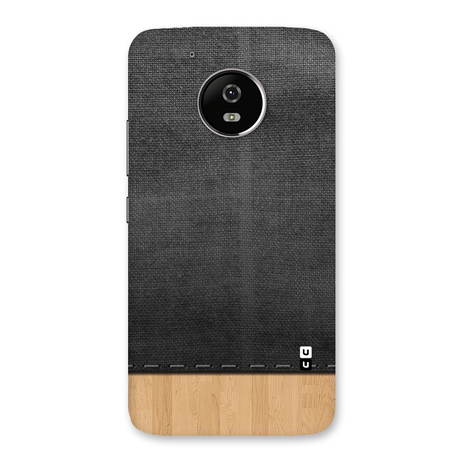 Bicolor Wood Texture Back Case for Moto G5