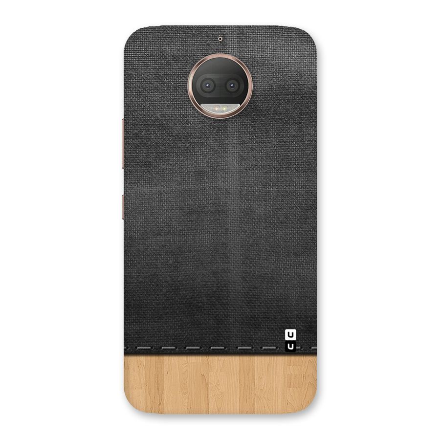 Bicolor Wood Texture Back Case for Moto G5s Plus