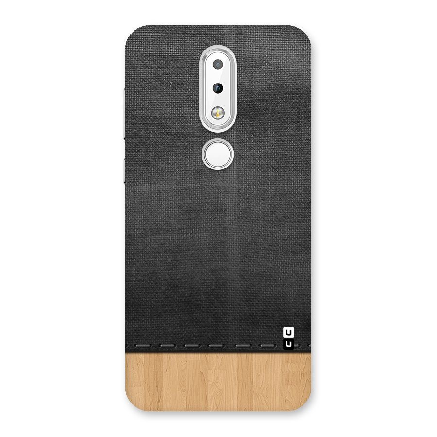 Bicolor Wood Texture Back Case for Nokia 6.1 Plus