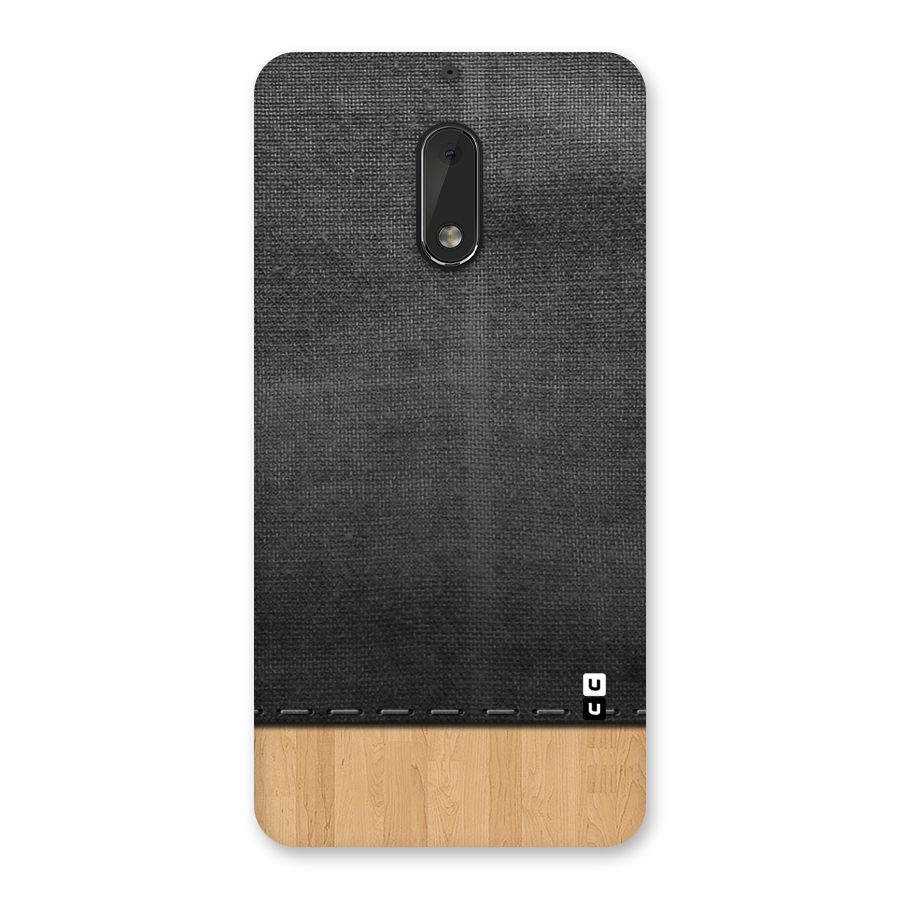 Bicolor Wood Texture Back Case for Nokia 6